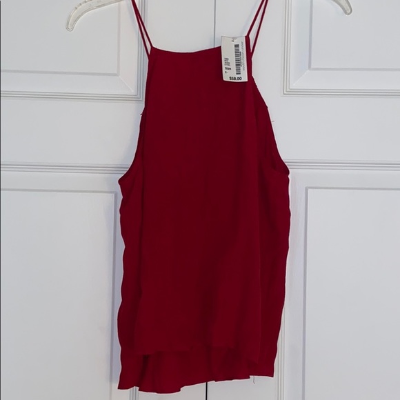 NWT Red Abbeline Lace Up Top Size Small - Picture 3 of 3